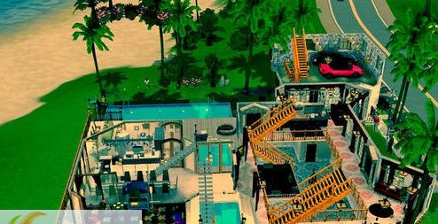 模拟人生3千万级海滨豪宅mod v3.8