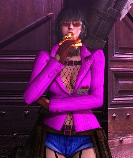 鬼泣4特别版蕾蒂EX服装黑色网袜MOD v3.7