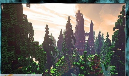 我的世界奥美拉的空中花园地图存档 v1.6