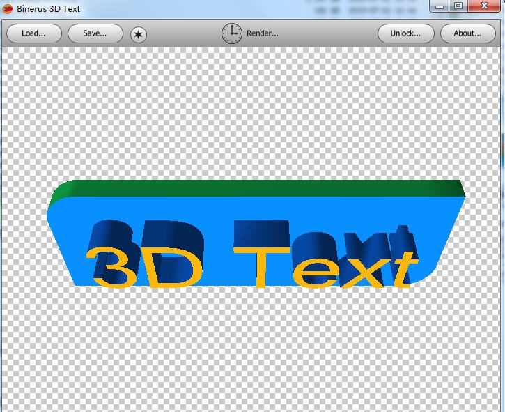 binerus 3D Text(3D图标制作软件) v1.0.7