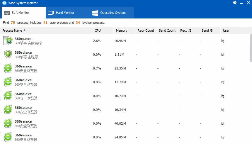 Wise System Monitor(系统监视器) v1.5.3.135