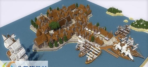 我的世界中世纪黎明镇地图存档 v1.6