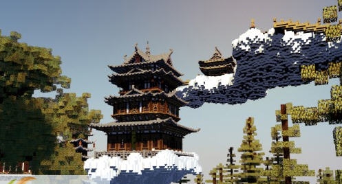 我的世界大脸仙人的仙岛地图存档 v1.6