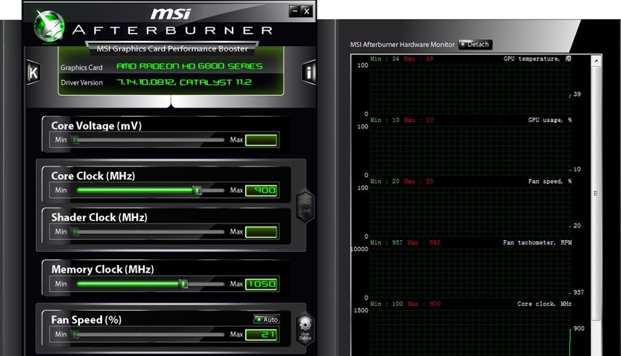 MSI Afterburner(微星显卡超频软件) v4.6.8