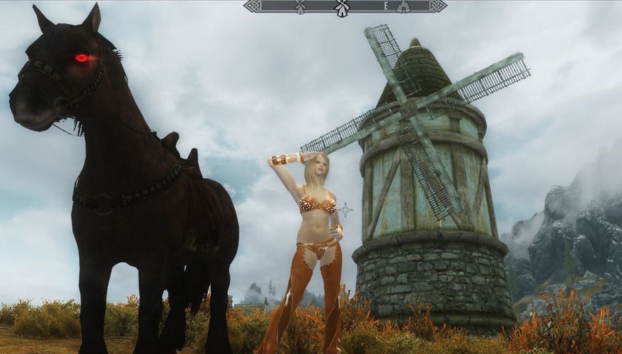 上古卷轴5西部牛仔女装mod v1.6