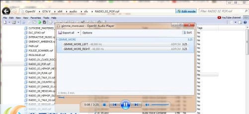 OPENIV(GTA5内部音乐文件替换工具) v2.9.7