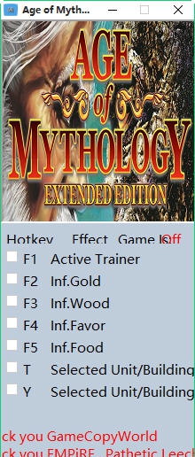 神话时代六项修改器 v1.5