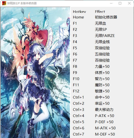 妖精剑士F二十三项修改器 v4.4