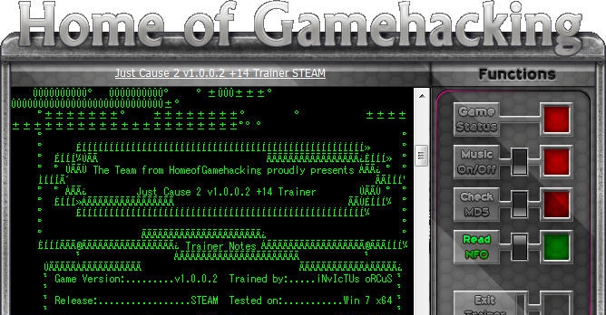 正当防卫2十四项修改器 v3.6
