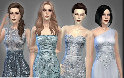 模拟人生4多套女神范儿礼服MOD v3.4