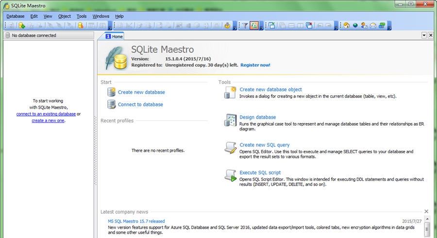 SQLite Maestro v15.6