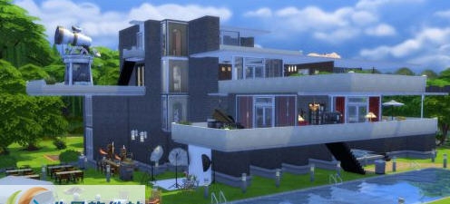模拟人生4流水别墅MOD v2.4