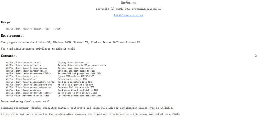 mbrfix.exe v1.87