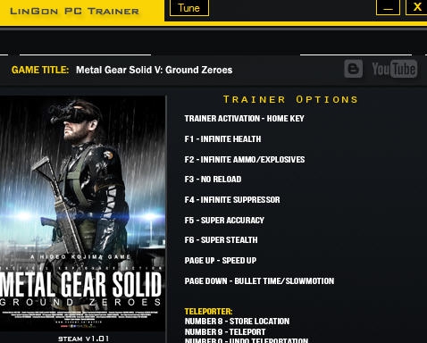 合金装备5六项修改器 v2.6