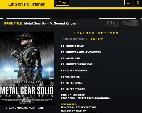 合金装备5十三项修改器 v2.6