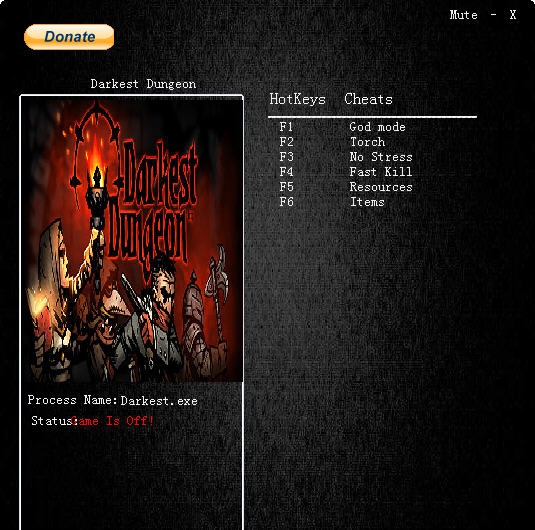 暗黑地牢六项修改器 Build23812