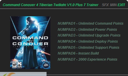 命令与征服4七项属性修改器 v2.5