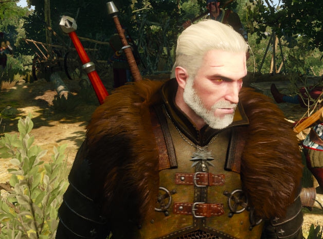 巫师3熊套新增毛皮护肩MOD v2.6