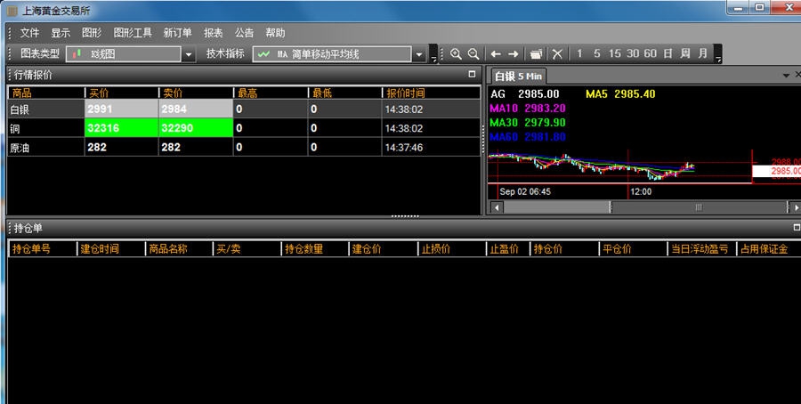 上海黄金模拟交易软件 v1.0.8