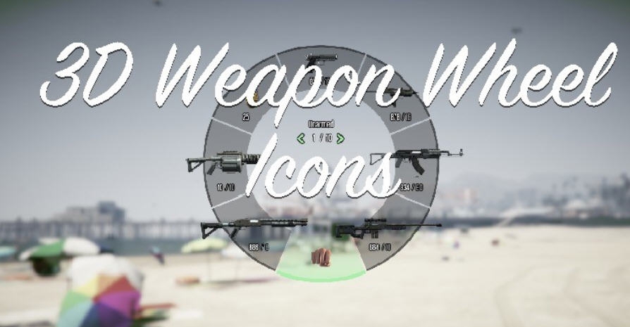 GTA5武器图标转盘MOD v2.5