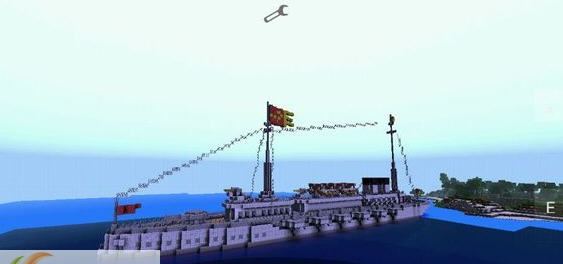 我的世界帝国铁甲号地图存档 v2.5