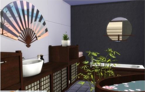 模拟人生4和风浴室MOD v2.4