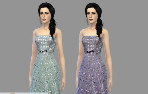 模拟人生4高档公主晚礼服MOD v2.4