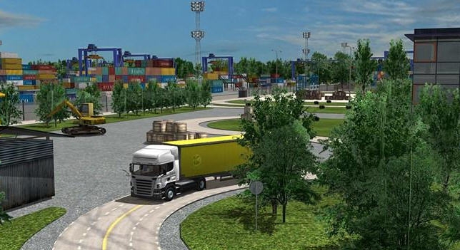 欧洲卡车模拟2超级曲线道路MOD v2.4