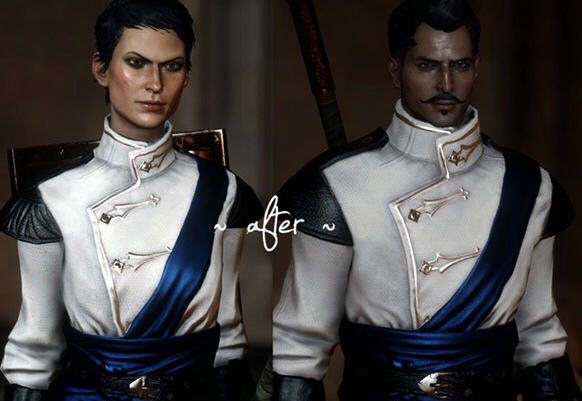 龙腾世纪高贵白色靛蓝宴会装MOD v2.3