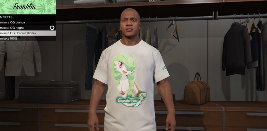 GTA5富兰克林神奇宝贝T恤MOD v2.4
