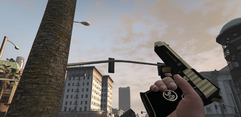 GTA5黑金沙漠之鹰手枪MOD v2.6