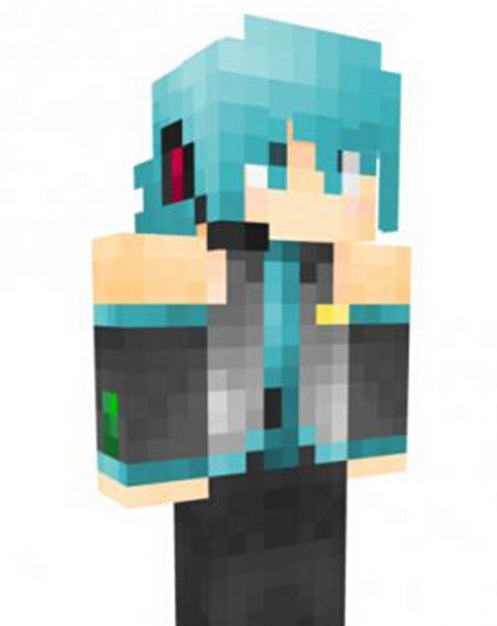 我的世界初音男孩皮肤MOD v2.5