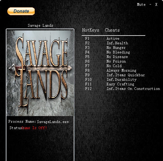 荒蛮大地十一项修改器 v3.5