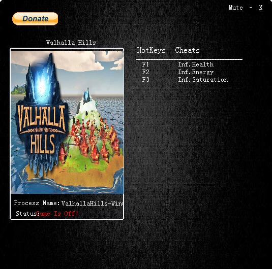 瓦尔哈拉山三项修改器 v3.3