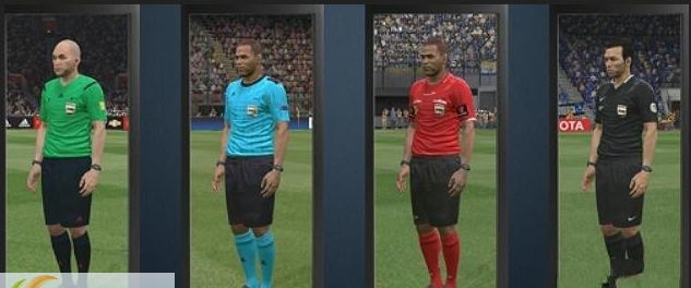 实况足球2016四套裁判员球衣mod v2.5
