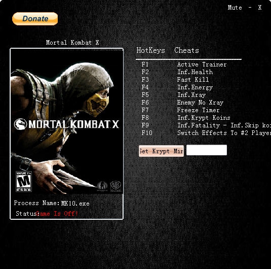 真人快打10九项修改器 v3.6