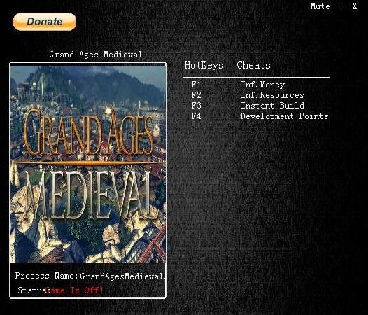 伟大时代中世纪四项修改器 v2.7