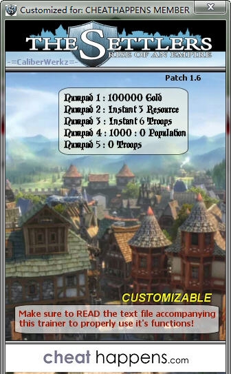 工人物语5帝王之路五项修改器 v3.4