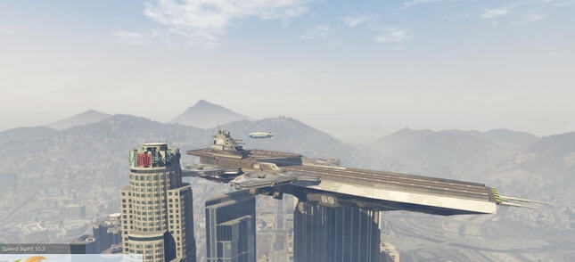 gta5复联飞行航空母舰MOD v2.5