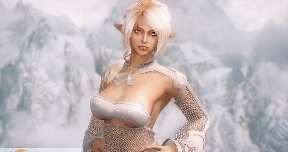 上古卷轴5天际精灵弓手尼利雅CBBE身型MOD v2.4