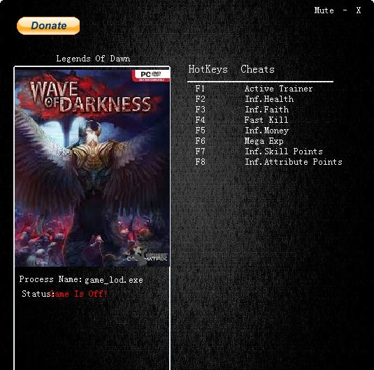 黑暗浪潮七项修改器 v3.5