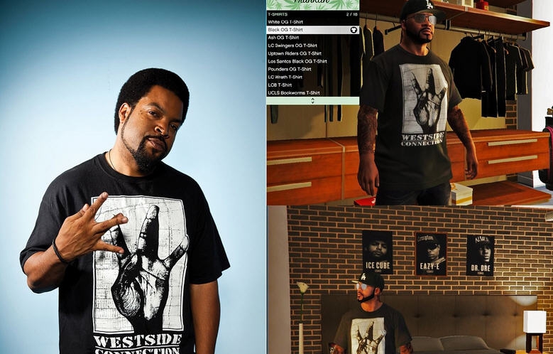 GTA5艾斯库伯人物图案衬衫MOD v2.5