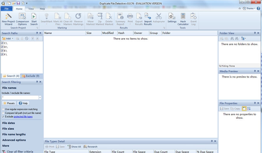 Duplicate File Detective(重复文件查找工具) v5.1.62