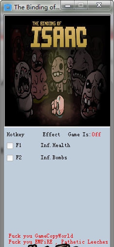 以撒的结合羔羊的愤怒两项修改器 v2.4