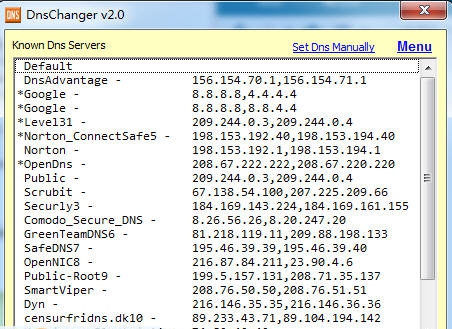 DnsChanger(Dns修改工具) v2.5