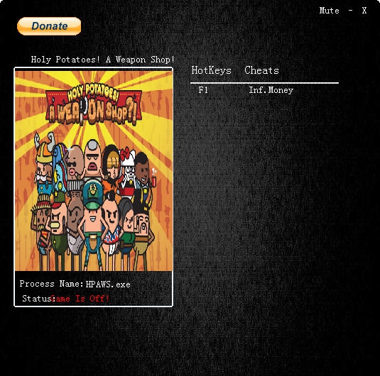 神圣土豆武器店修改器 v2.6