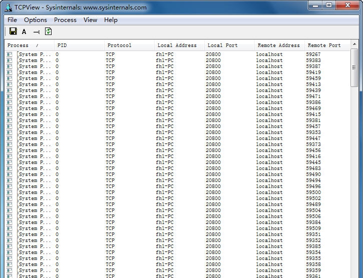 TCPView v3.12