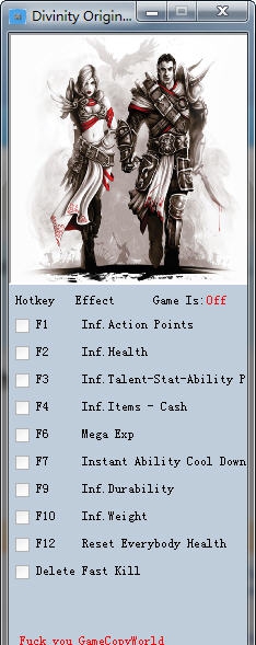 神界3原罪十二项修改器 v3.6
