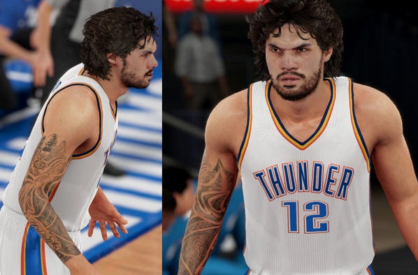 NBA2K16史蒂文亚当斯面补 v2.7