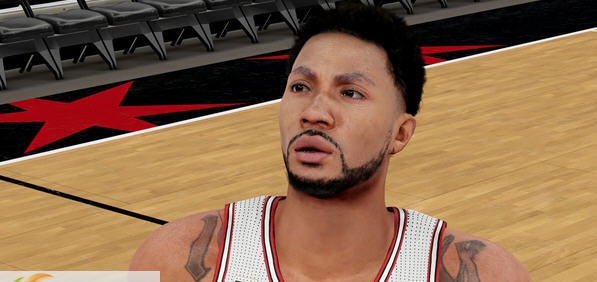 NBA2K16罗斯络腮胡款面补 v2.6